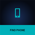 Bildschirm Handyfinder-App
